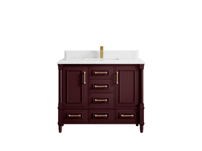 Aberdeen 42 in. W x 22 in. D Single Sink Bathroom Vanity - Willow Bath and Vanity