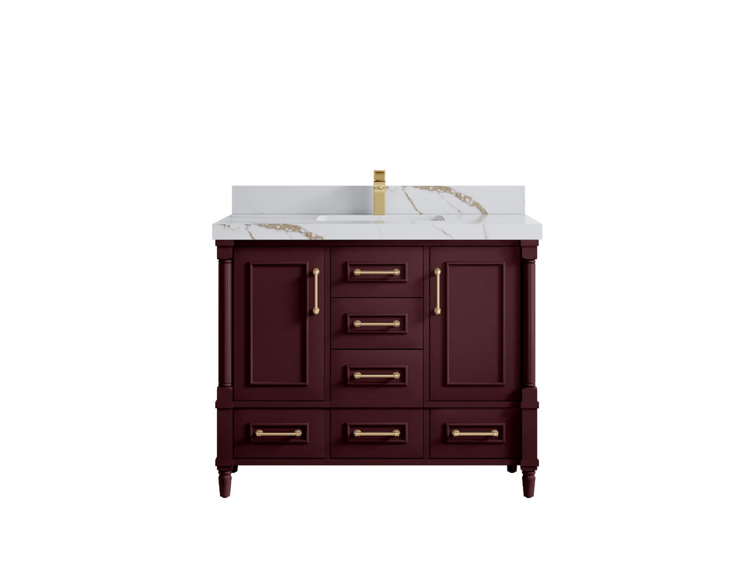 Aberdeen 42 in. W x 22 in. D Single Sink Bathroom Vanity - Willow Bath and Vanity
