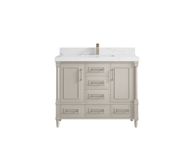 Aberdeen 42 in. W x 22 in. D Single Sink Bathroom Vanity - Willow Bath and Vanity