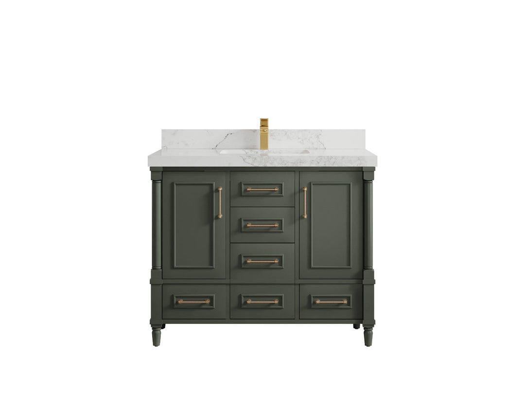 Aberdeen 42 in. W x 22 in. D Single Sink Bathroom Vanity - Willow Bath and Vanity