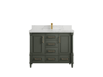 Aberdeen 42 in. W x 22 in. D Single Sink Bathroom Vanity - Willow Bath and Vanity
