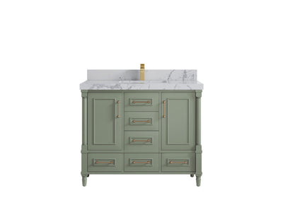 Aberdeen 42 in. W x 22 in. D Single Sink Bathroom Vanity - Willow Bath and Vanity