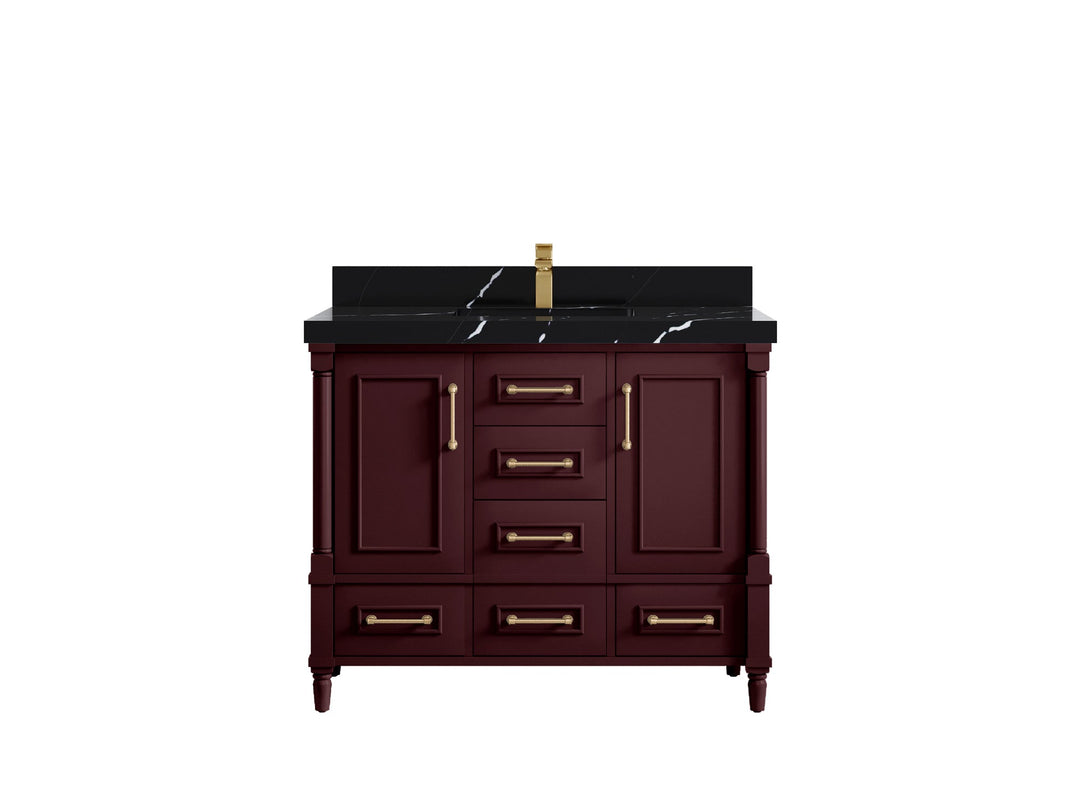 Aberdeen 42 in. W x 22 in. D Single Sink Bathroom Vanity - Willow Bath and Vanity