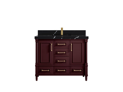 Aberdeen 42 in. W x 22 in. D Single Sink Bathroom Vanity - Willow Bath and Vanity