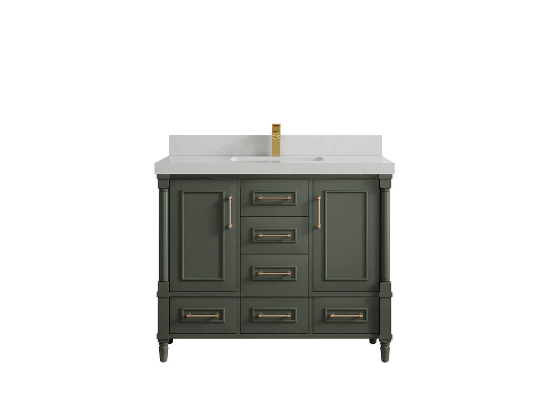 Aberdeen 42 in. W x 22 in. D Single Sink Bathroom Vanity - Willow Bath and Vanity