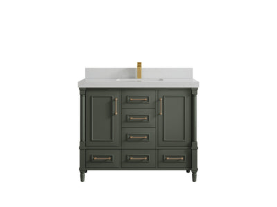 Aberdeen 42 in. W x 22 in. D Single Sink Bathroom Vanity - Willow Bath and Vanity