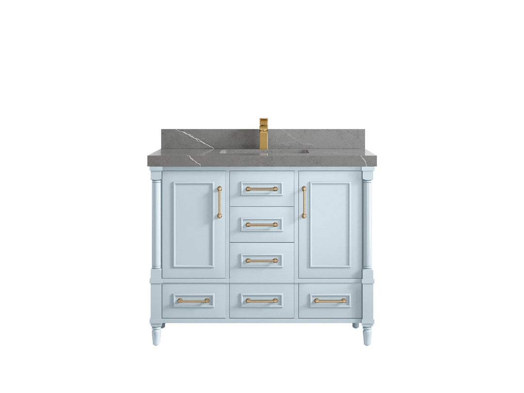 Aberdeen 42 in. W x 22 in. D Single Sink Bathroom Vanity - Willow Bath and Vanity