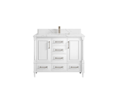 Aberdeen 42 in. W x 22 in. D Single Sink Bathroom Vanity - Willow Bath and Vanity