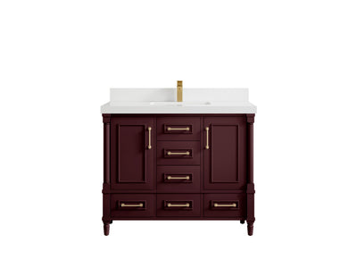 Aberdeen 42 in. W x 22 in. D Single Sink Bathroom Vanity - Willow Bath and Vanity