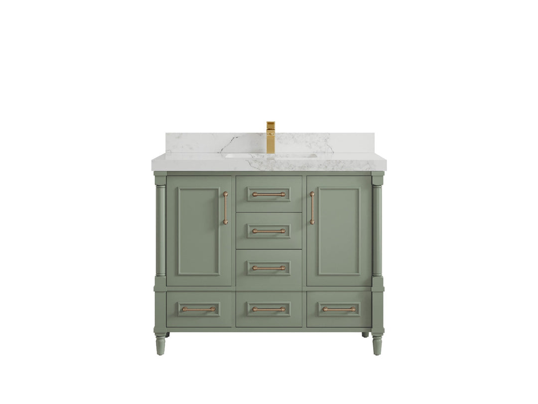 Aberdeen 42 in. W x 22 in. D Single Sink Bathroom Vanity - Willow Bath and Vanity