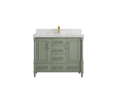 Aberdeen 42 in. W x 22 in. D Single Sink Bathroom Vanity - Willow Bath and Vanity