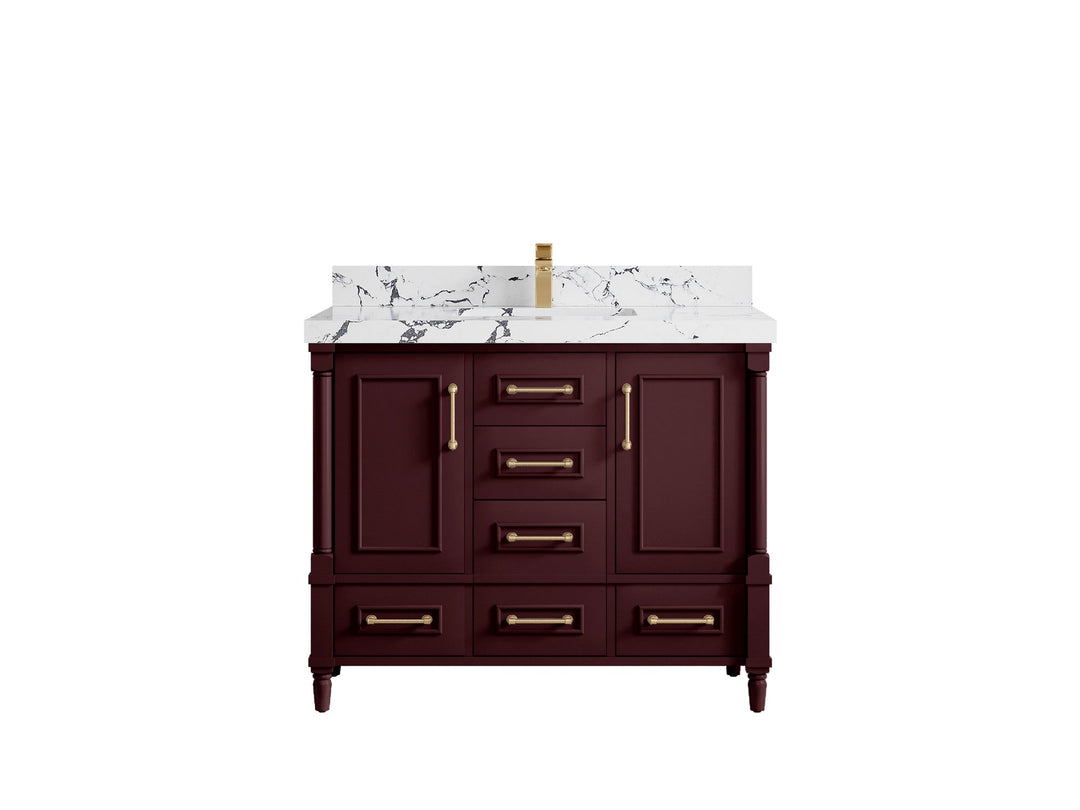 Aberdeen 42 in. W x 22 in. D Single Sink Bathroom Vanity - Willow Bath and Vanity