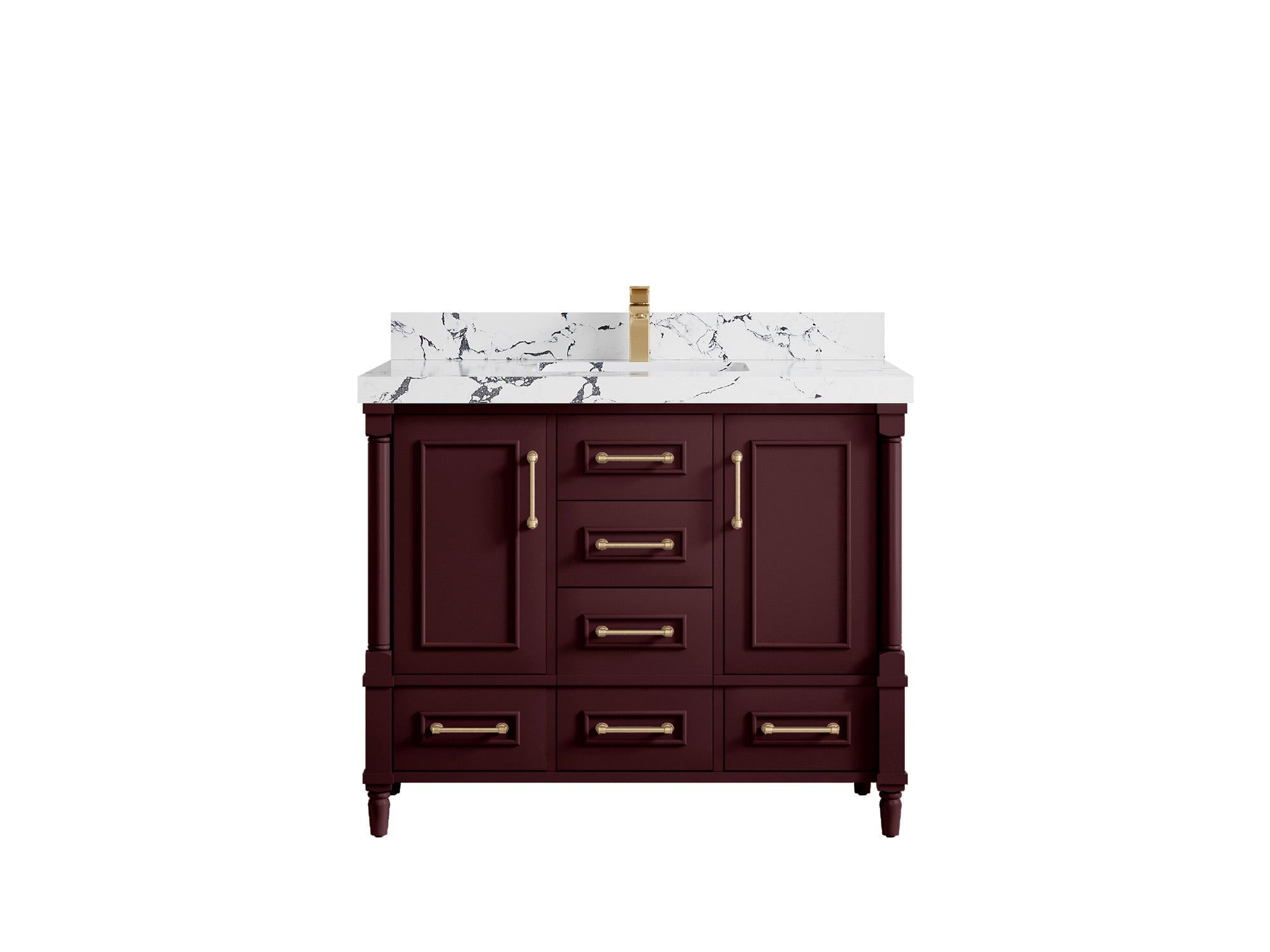 Aberdeen 42 in. W x 22 in. D Single Sink Bathroom Vanity - Willow Bath and Vanity