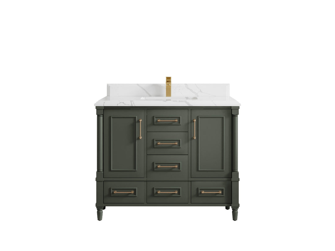 Aberdeen 42 in. W x 22 in. D Single Sink Bathroom Vanity - Willow Bath and Vanity