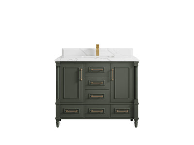Aberdeen 42 in. W x 22 in. D Single Sink Bathroom Vanity - Willow Bath and Vanity
