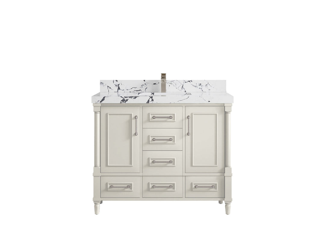 Aberdeen 42 in. W x 22 in. D Single Sink Bathroom Vanity - Willow Bath and Vanity