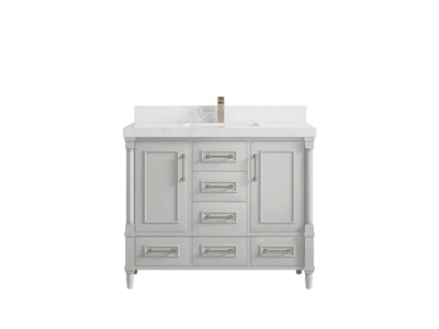 Aberdeen 42 in. W x 22 in. D Single Sink Bathroom Vanity - Willow Bath and Vanity