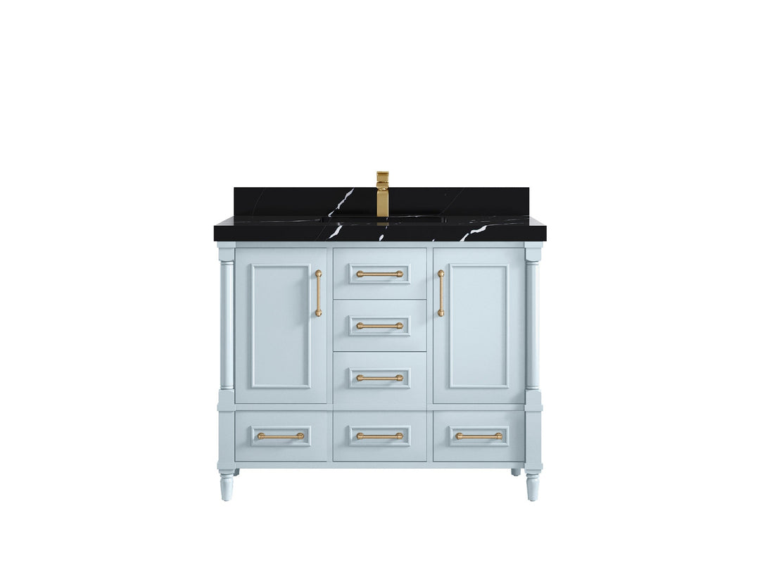 Aberdeen 42 in. W x 22 in. D Single Sink Bathroom Vanity - Willow Bath and Vanity