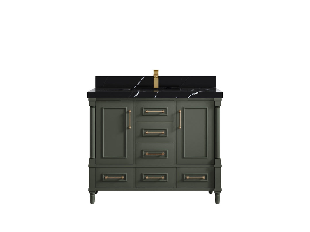 Aberdeen 42 in. W x 22 in. D Single Sink Bathroom Vanity - Willow Bath and Vanity