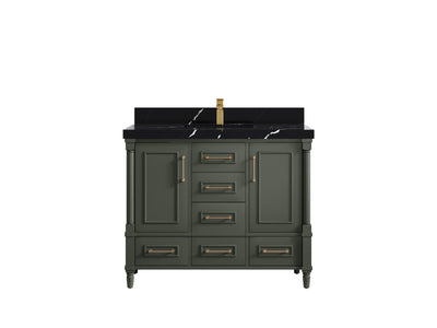 Aberdeen 42 in. W x 22 in. D Single Sink Bathroom Vanity - Willow Bath and Vanity