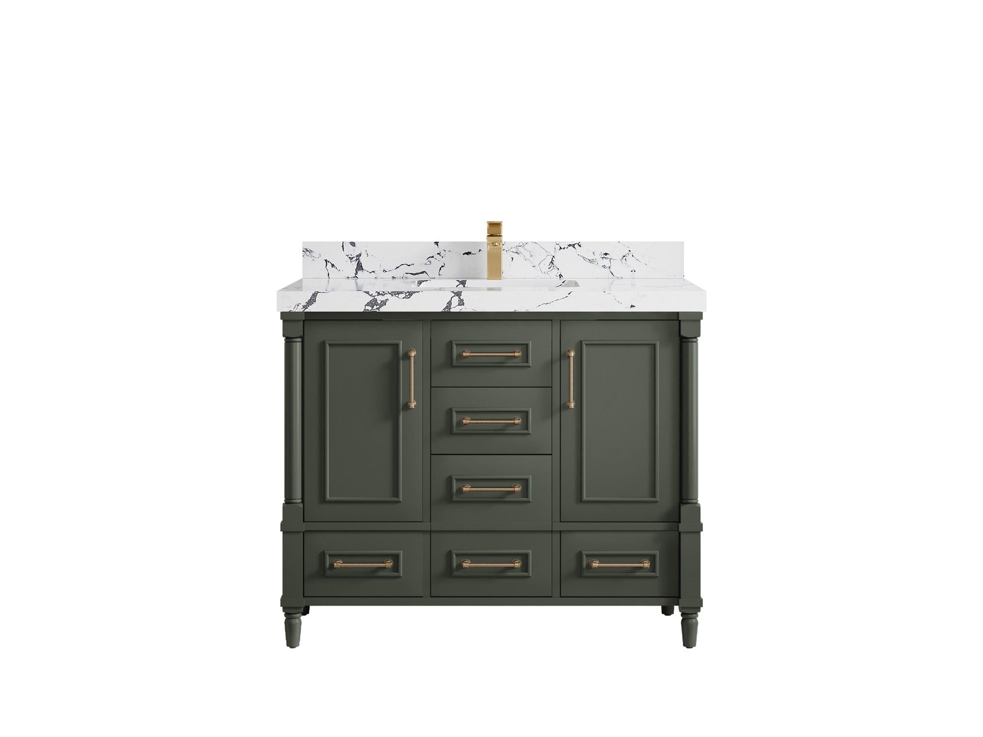 Aberdeen 42 in. W x 22 in. D Single Sink Bathroom Vanity - Willow Bath and Vanity