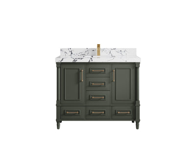 Aberdeen 42 in. W x 22 in. D Single Sink Bathroom Vanity - Willow Bath and Vanity