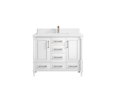 Aberdeen 42 in. W x 22 in. D Single Sink Bathroom Vanity - Willow Bath and Vanity