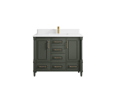 Aberdeen 42 in. W x 22 in. D Single Sink Bathroom Vanity - Willow Bath and Vanity