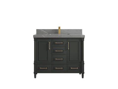 Aberdeen 42 in. W x 22 in. D Single Sink Bathroom Vanity - Willow Bath and Vanity