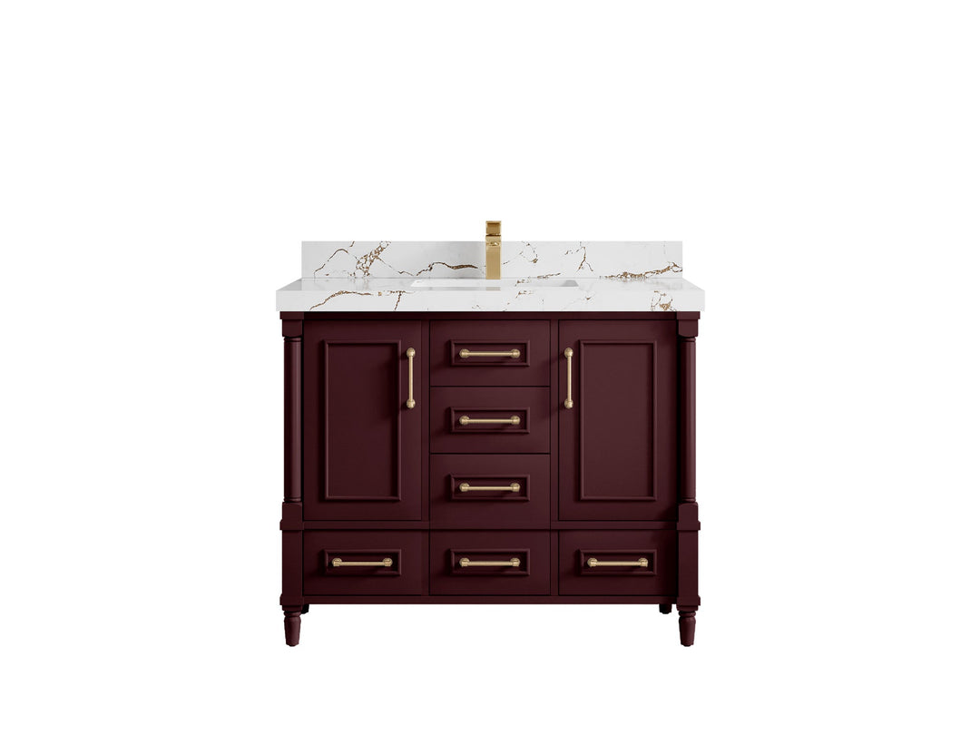 Aberdeen 42 in. W x 22 in. D Single Sink Bathroom Vanity - Willow Bath and Vanity