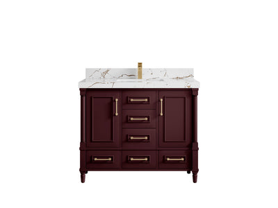 Aberdeen 42 in. W x 22 in. D Single Sink Bathroom Vanity - Willow Bath and Vanity