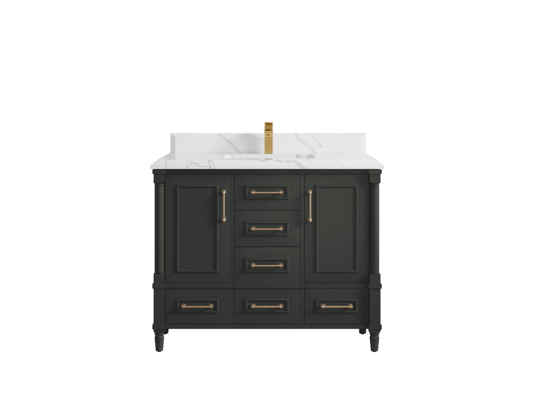 Aberdeen 42 in. W x 22 in. D Single Sink Bathroom Vanity - Willow Bath and Vanity