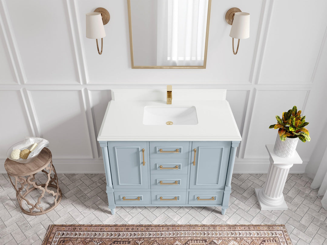 Aberdeen 42 in. W x 22 in. D Single Sink Bathroom Vanity | 
              
                Blue Heather
                
                  
             - ABD_BLU_CA_LZ_42 - photo №47
