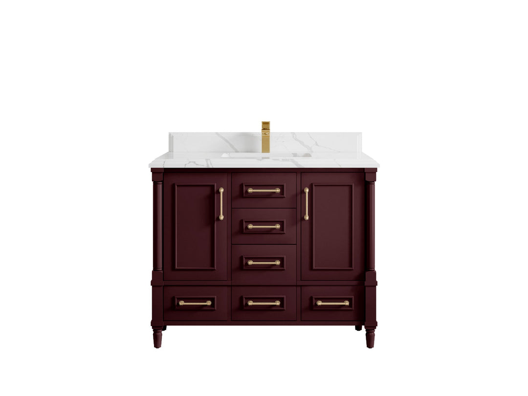 Aberdeen 42 in. W x 22 in. D Single Sink Bathroom Vanity - Willow Bath and Vanity