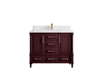 Aberdeen 42 in. W x 22 in. D Single Sink Bathroom Vanity - Willow Bath and Vanity