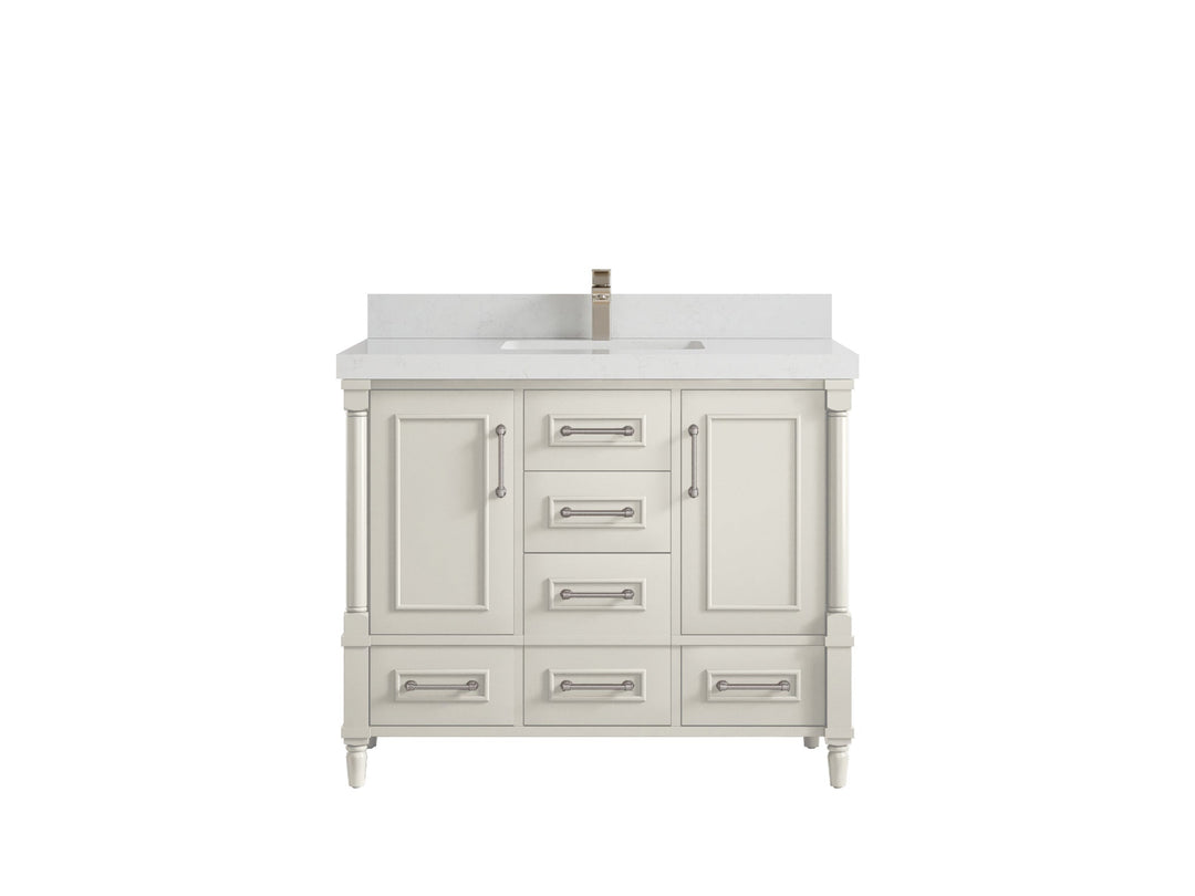 Aberdeen 42 in. W x 22 in. D Single Sink Bathroom Vanity - Willow Bath and Vanity