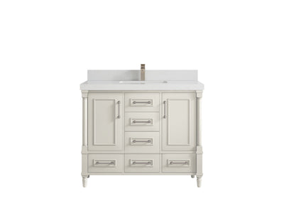 Aberdeen 42 in. W x 22 in. D Single Sink Bathroom Vanity - Willow Bath and Vanity