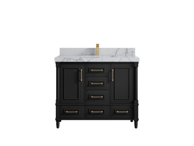 Aberdeen 42 in. W x 22 in. D Single Sink Bathroom Vanity - Willow Bath and Vanity
