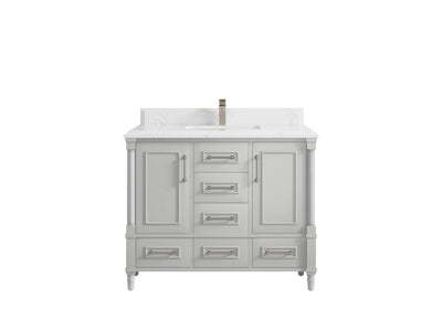 Aberdeen 42 in. W x 22 in. D Single Sink Bathroom Vanity - Willow Bath and Vanity