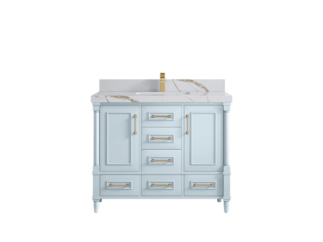 Aberdeen 42 in. W x 22 in. D Single Sink Bathroom Vanity - Willow Bath and Vanity