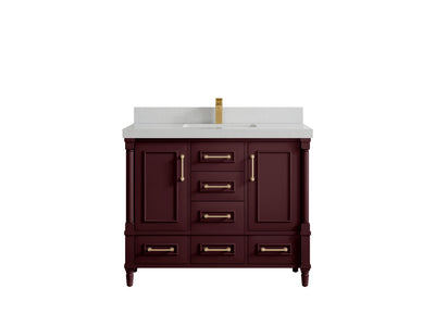 Aberdeen 42 in. W x 22 in. D Single Sink Bathroom Vanity - Willow Bath and Vanity