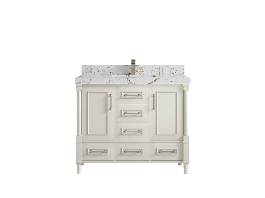 Aberdeen 42 in. W x 22 in. D Single Sink Bathroom Vanity - Willow Bath and Vanity