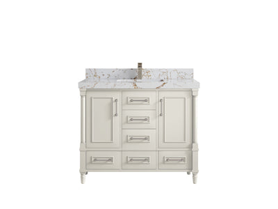 Aberdeen 42 in. W x 22 in. D Single Sink Bathroom Vanity - Willow Bath and Vanity