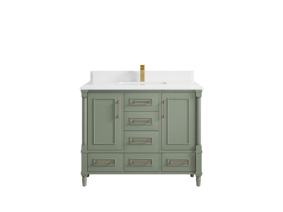 Aberdeen 42 in. W x 22 in. D Single Sink Bathroom Vanity - Willow Bath and Vanity