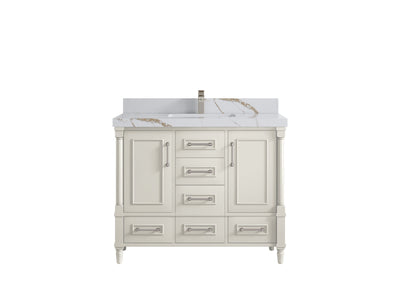 Aberdeen 42 in. W x 22 in. D Single Sink Bathroom Vanity - Willow Bath and Vanity