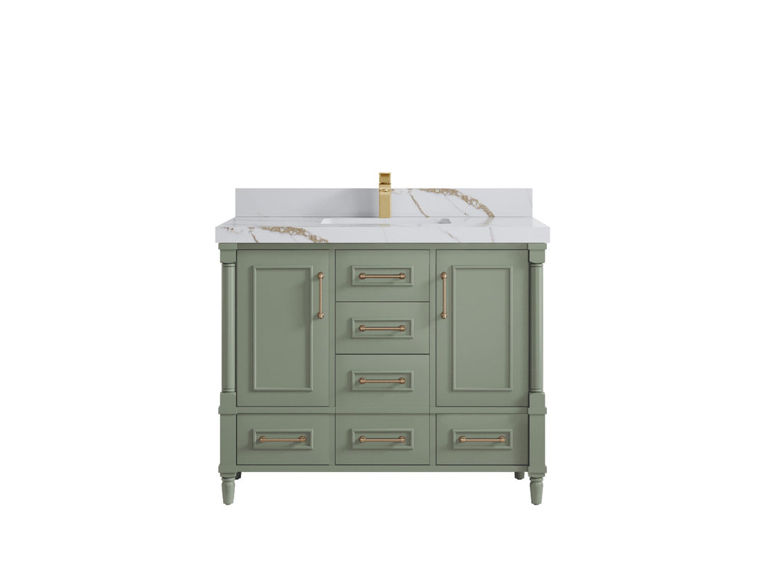 Aberdeen 42 in. W x 22 in. D Single Sink Bathroom Vanity - Willow Bath and Vanity