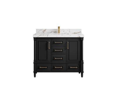 Aberdeen 42 in. W x 22 in. D Single Sink Bathroom Vanity - Willow Bath and Vanity