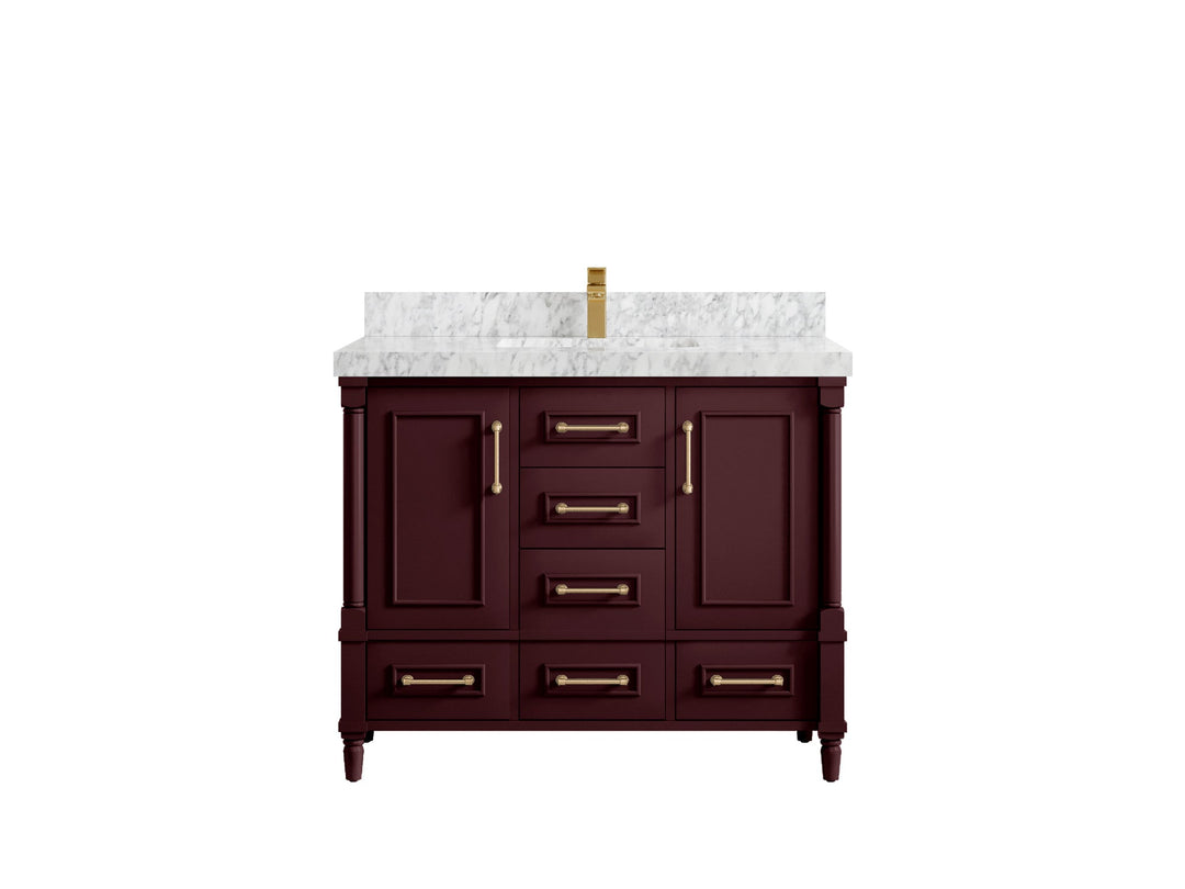 Aberdeen 42 in. W x 22 in. D Single Sink Bathroom Vanity - Willow Bath and Vanity