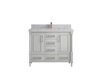 Aberdeen 42 in. W x 22 in. D Single Sink Bathroom Vanity - Willow Bath and Vanity
