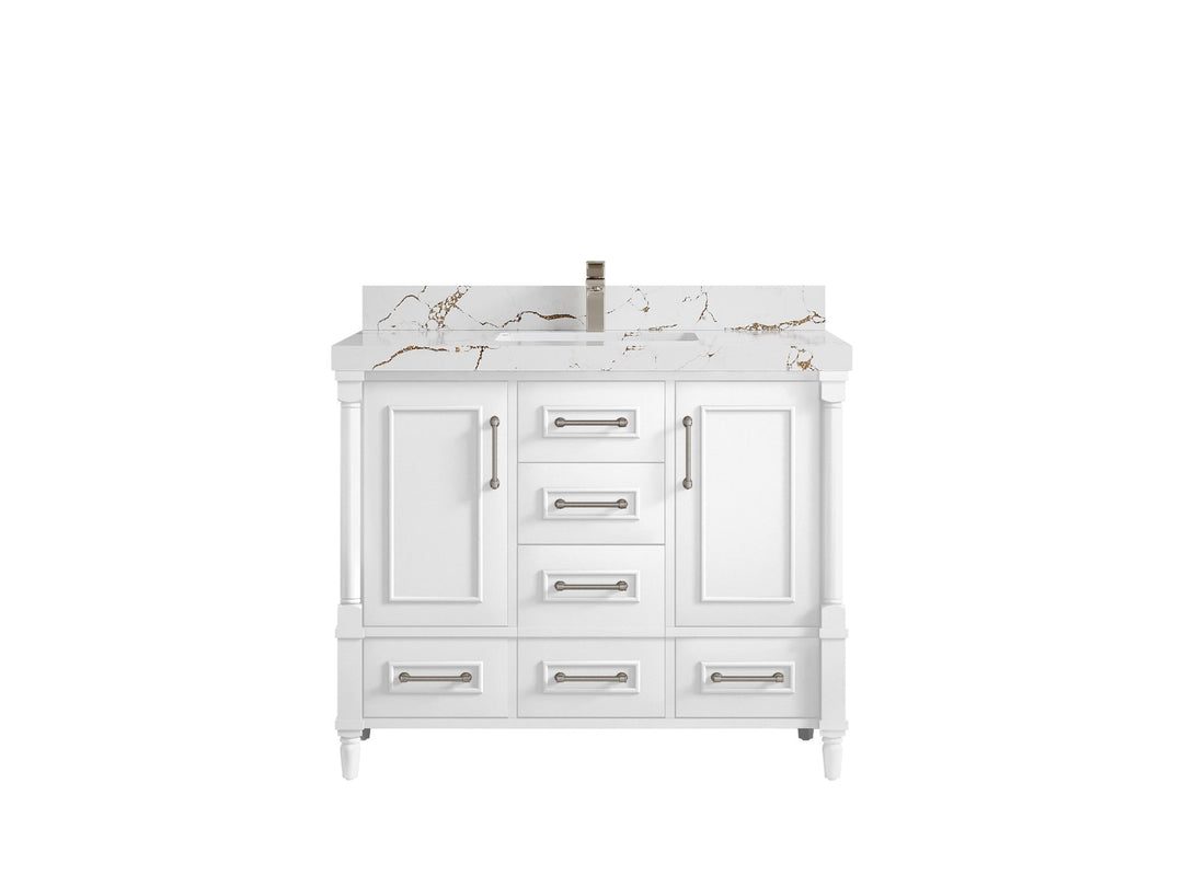 Aberdeen 42 in. W x 22 in. D Single Sink Bathroom Vanity - Willow Bath and Vanity